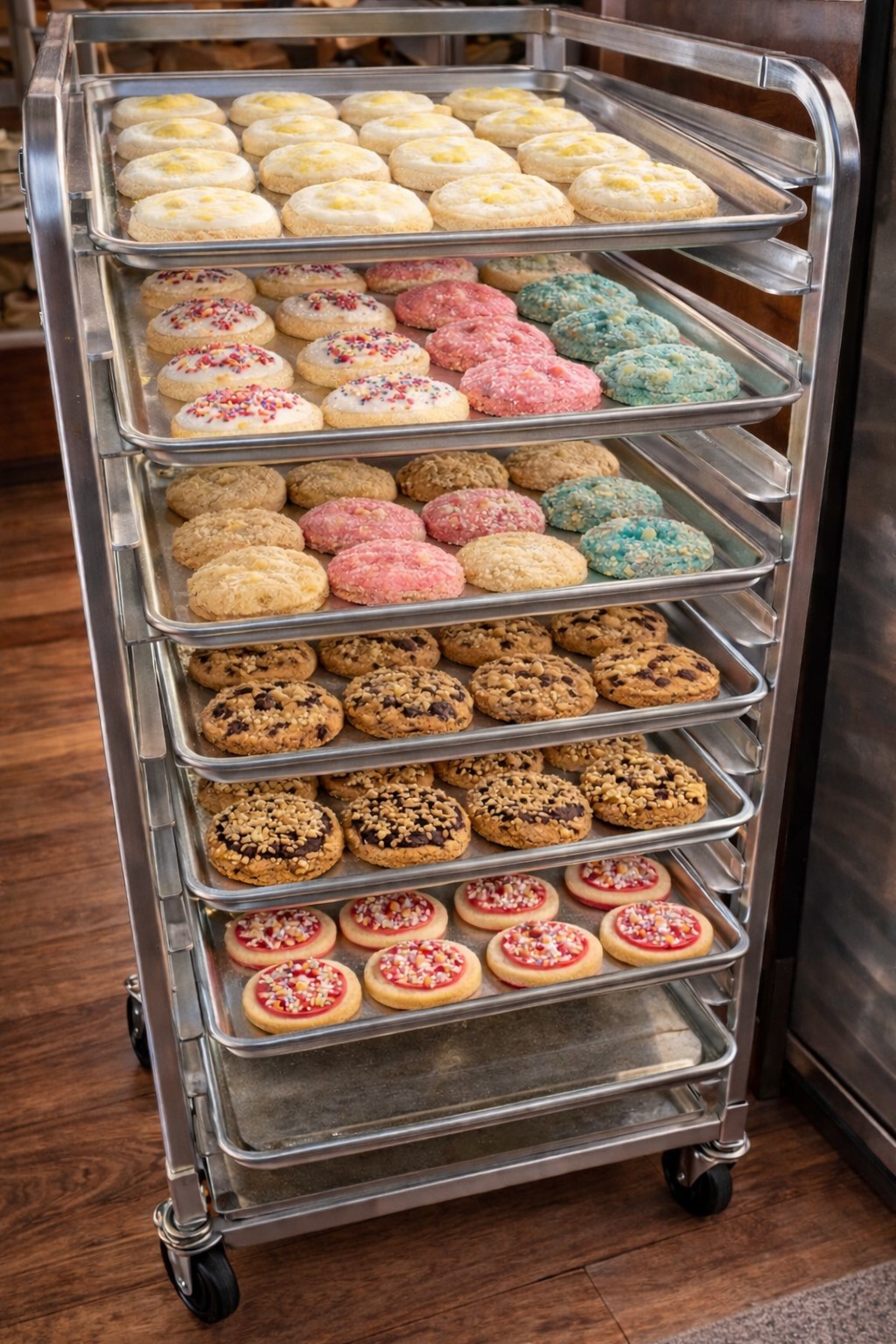 The Cookie Lady baking at home