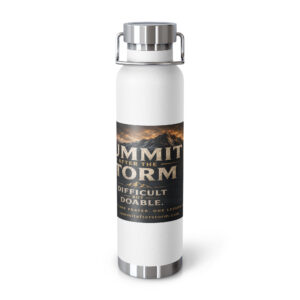 Summit After the Storm™ “Difficult but Doable” Copper Vacuum Insulated Bottle