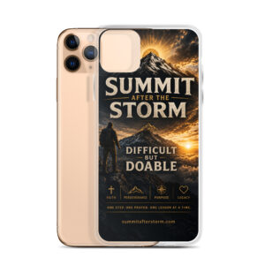 Summit After the Storm™ "Difficult but Doable" iPhone® Case