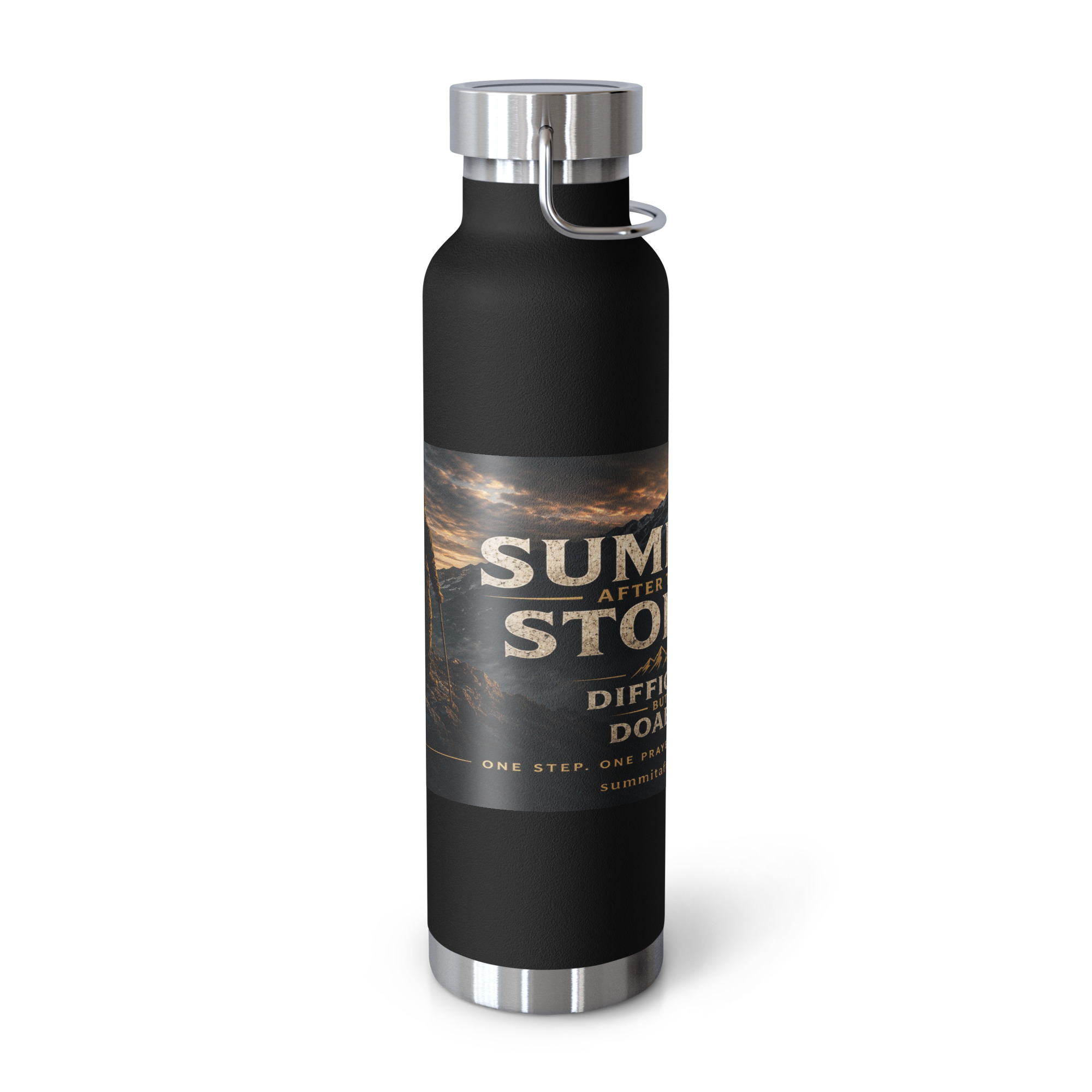 Summit After the Storm™ “Difficult but Doable” Copper Vacuum Insulated Bottle - Image 4