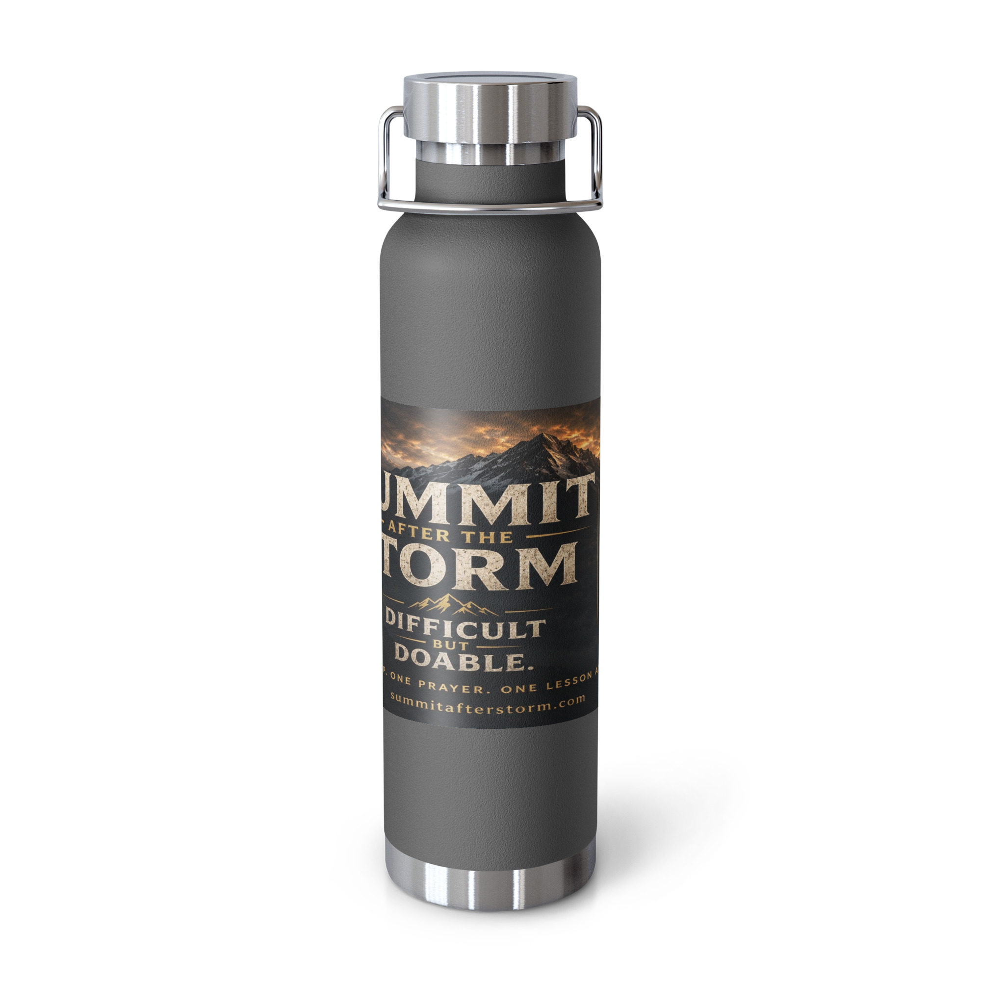 Summit After the Storm™ “Difficult but Doable” Copper Vacuum Insulated Bottle - Image 14