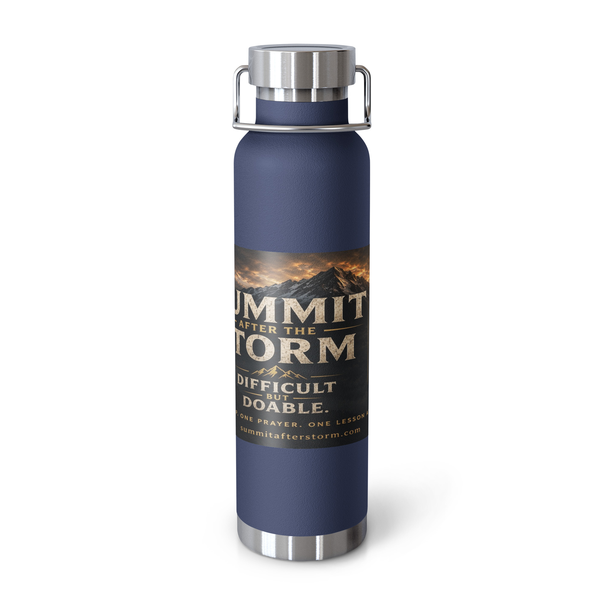 Summit After the Storm™ “Difficult but Doable” Copper Vacuum Insulated Bottle - Image 6
