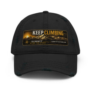 Summit After the Storm™ “Keep Climbing” Designer Hat